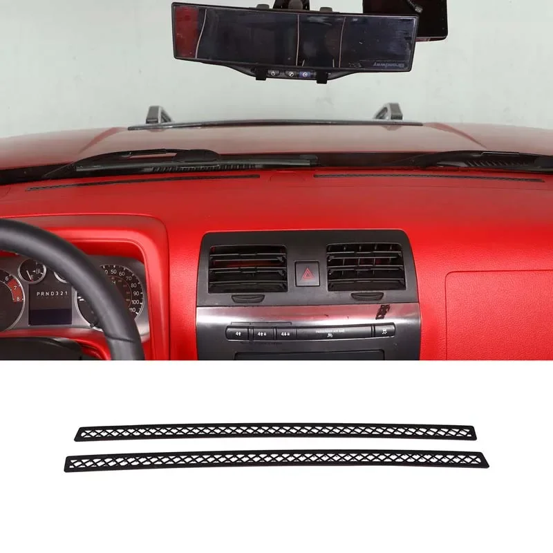 

For 05-09 Hummer H3 dashboard air outlet anti-blocking grille car interior styling decorative accessories aluminum alloy black