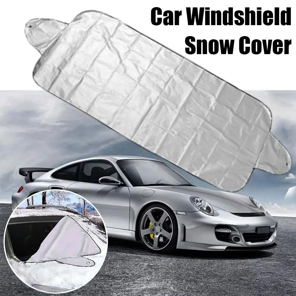 

1/2/3Pc Universal Car Front Windshield Cover Auto Sunshade Protection Windshield Ice Winter Summer Cover Cover Snow S8T2