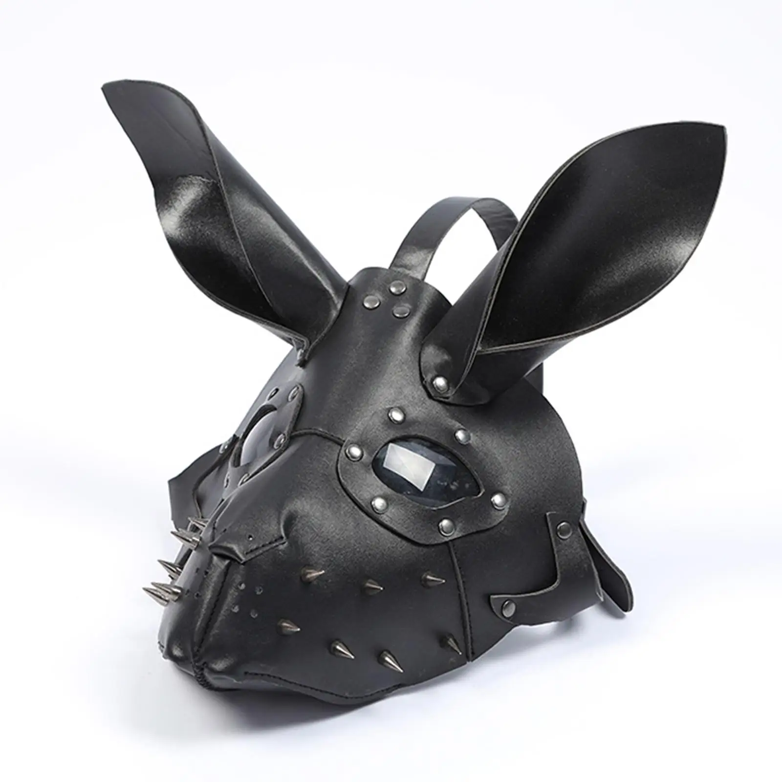 

Steampunk Mask Gothic Bunny Halloween Mask Face Cover Masquerade Mask for Club