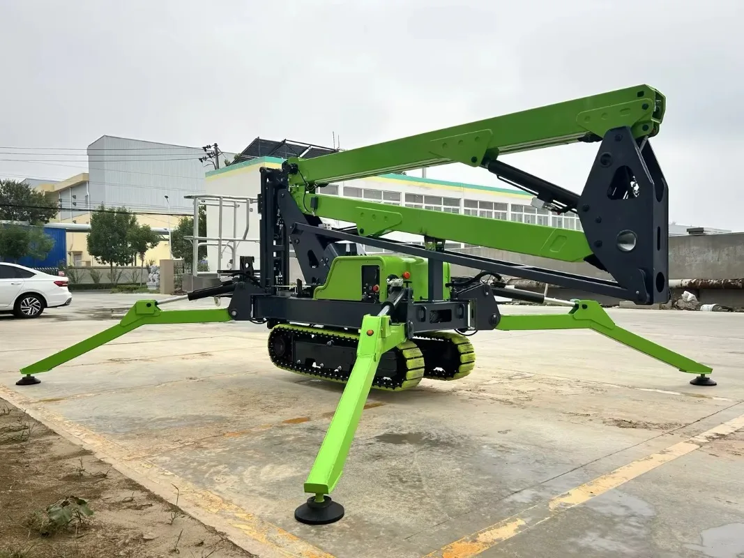 Spider Crane Mini Hydraulic Crawler Crane Compact Electric Lifting Equipment Remote Control Machine