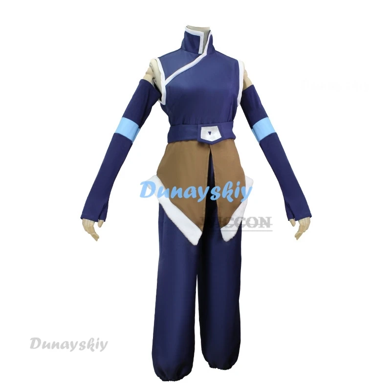 Korra Cosplay Anime Cartoon Avatar Last Cosplay emblems Airbender Roleplay Costume Women Full Set Adult Female Halloween Suits