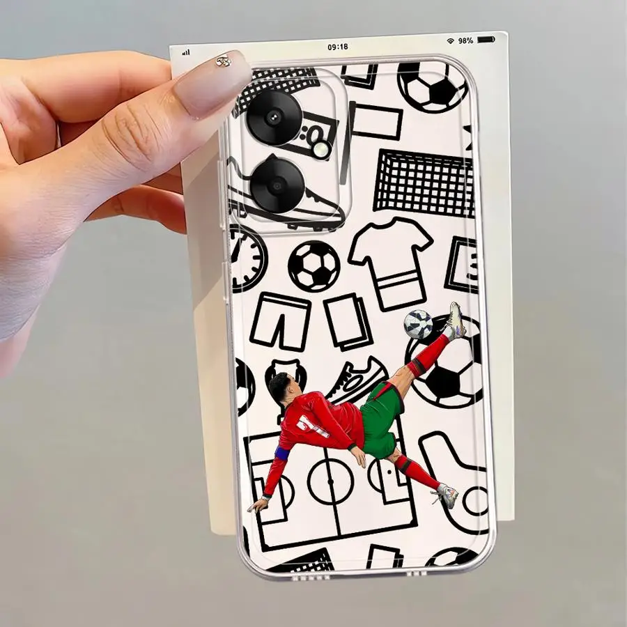 Casing Ponsel untuk Xiaomi Mi 11T Pro 11 Lite Penutup Ponsel Lembut Kartun Sepak Bola Olahraga Keren