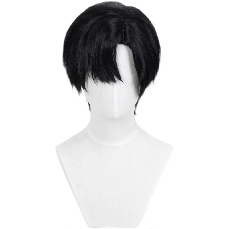 Ivan Wig Alien Stage Anime Ivan Cosplay Black Sorrow Cosplay Black Wig Short Black Color Cos Wigs Heat Resistant Synthetic Wigs