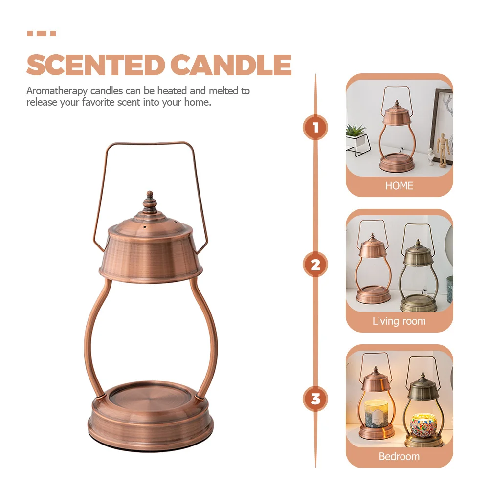 

Retro Warmer Lamp Eu Plug Romantic Wax Melt Warmer Desktop Night Lamp Dimmable Melter Bedside Decor