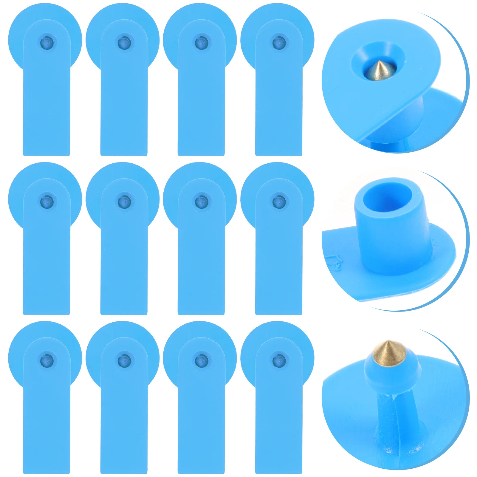 100 قطعة الأغنام الماعز خنزير فارغة معرف الحيوان البقرة الحيوان معرف العلامات علامة للماشية الأذن علامة مزرعة الماشية البيطرية الأذن العلامات