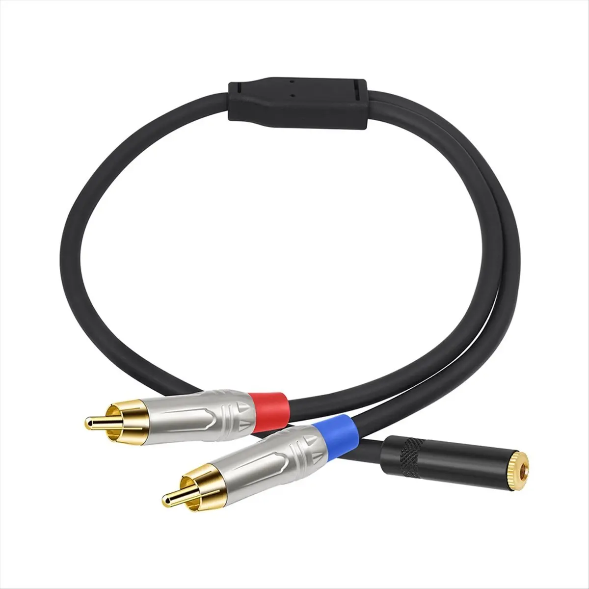 A10I 3.5mm to Sound Cable Female to Male Y Splitter 3.5mm Adapter for Phone Home Theater Amplifiers Speaker Stereo