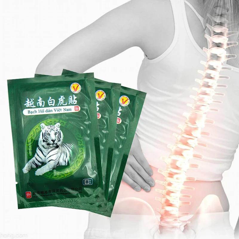 8/24/40/80PCS Tiger Balm Pain Relief Patch Muscle Wrist Joint Bruises Lumbar Stress Body Relaxation Medical Plaster Health Care