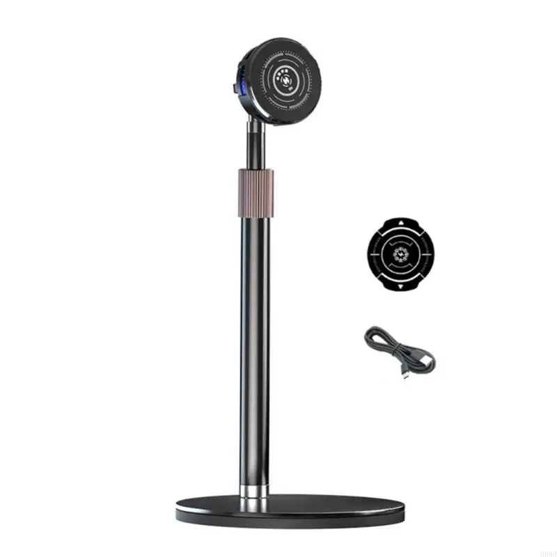 

Heavy Base Semiconductor Cooling Phone Mount with Adjustable Arm & Ball Head Aluminum for Stable Viewing Experience H8WD