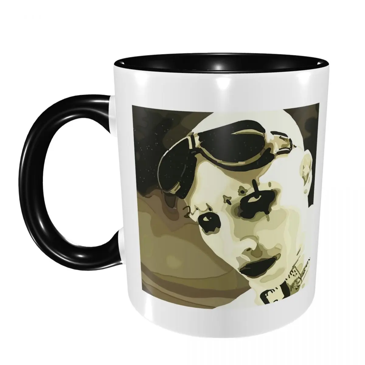 Marilyn Manson Glitch Fan Gift Music Mug Funny Ceramic Coffee Cups Tea Mugs Milk Cup Drinkware Gifts for Friends