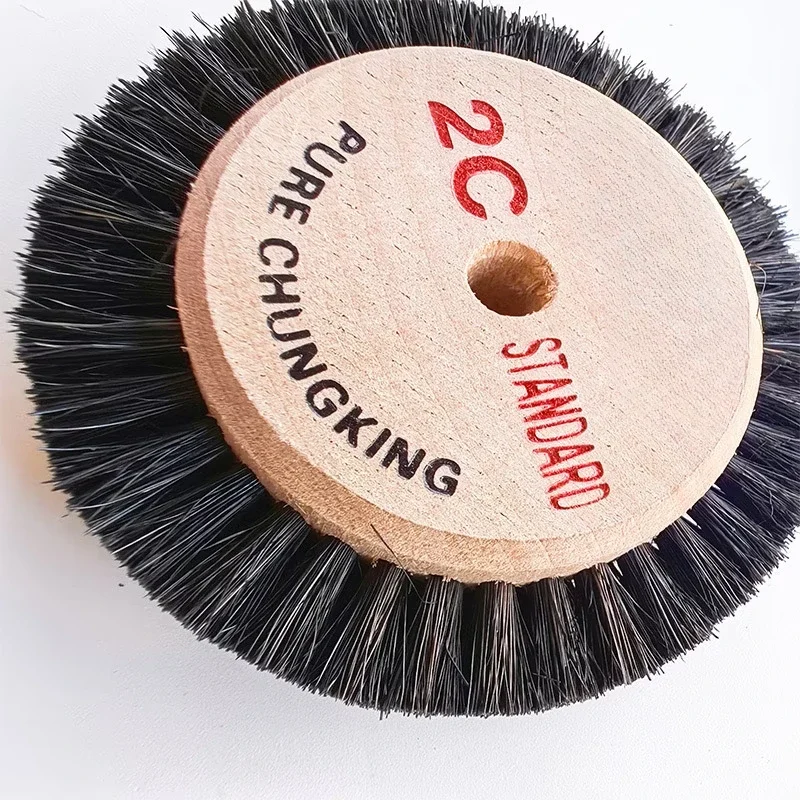 

2C hair sweep 1C/2C wood core brush polishing hair sweep jewelry metal jade gap polishing brush color consumables