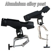 Soporte de vástago de válvula de aleación de aluminio negro, soporte de pesca para barco, aleación de aluminio dos estados fuertes y duraderos