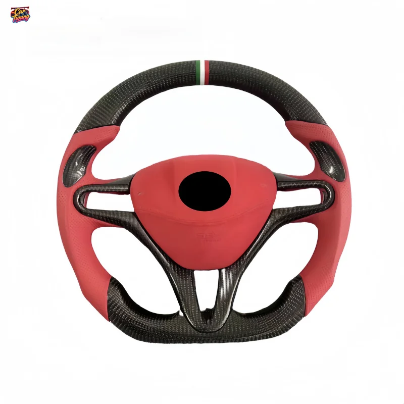 Suitable for Honda Fit Civic Carbon Fiber Steering Wheel Modification and Customization Without Airbag
