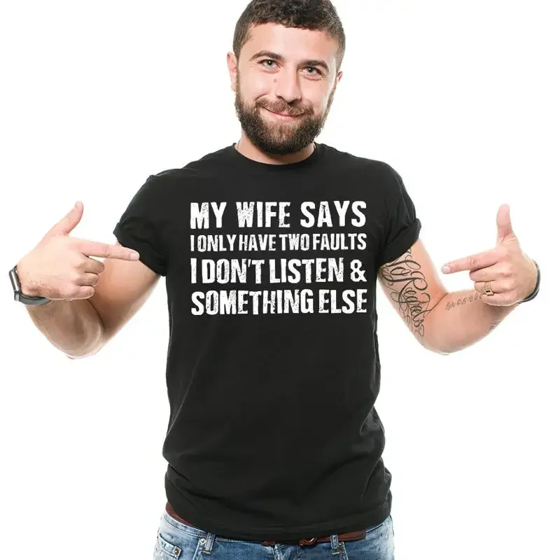 Funny Mens T Shirt Birthday Wife Husband For Hubby