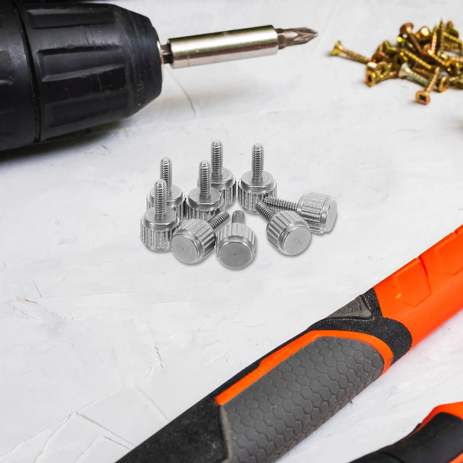 20Pcs M2x6mm Flat Knurled Thumb Screws Stainless Steel Caliper Adjustment Screws for Vernier Calipers Precision Measurement