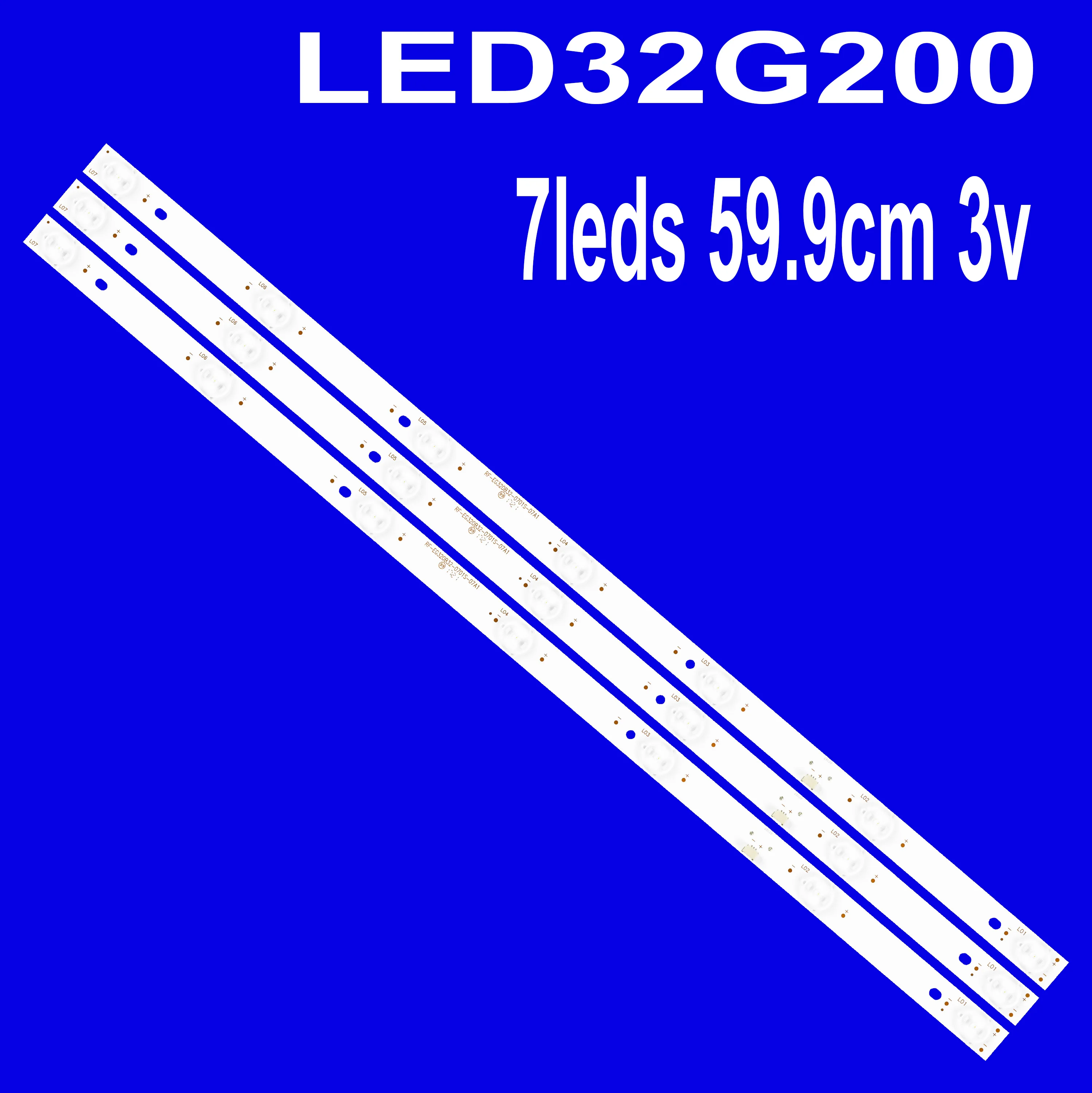 

3pcs 32D2HK 32D2HA LE32E7900 LED32G200 LED32A4060 RF-EG320B32-0701S-07 A1 07A1 32PFF3058 32PHF3559/T3 NS-32D220NA18 MTV-3224LT2