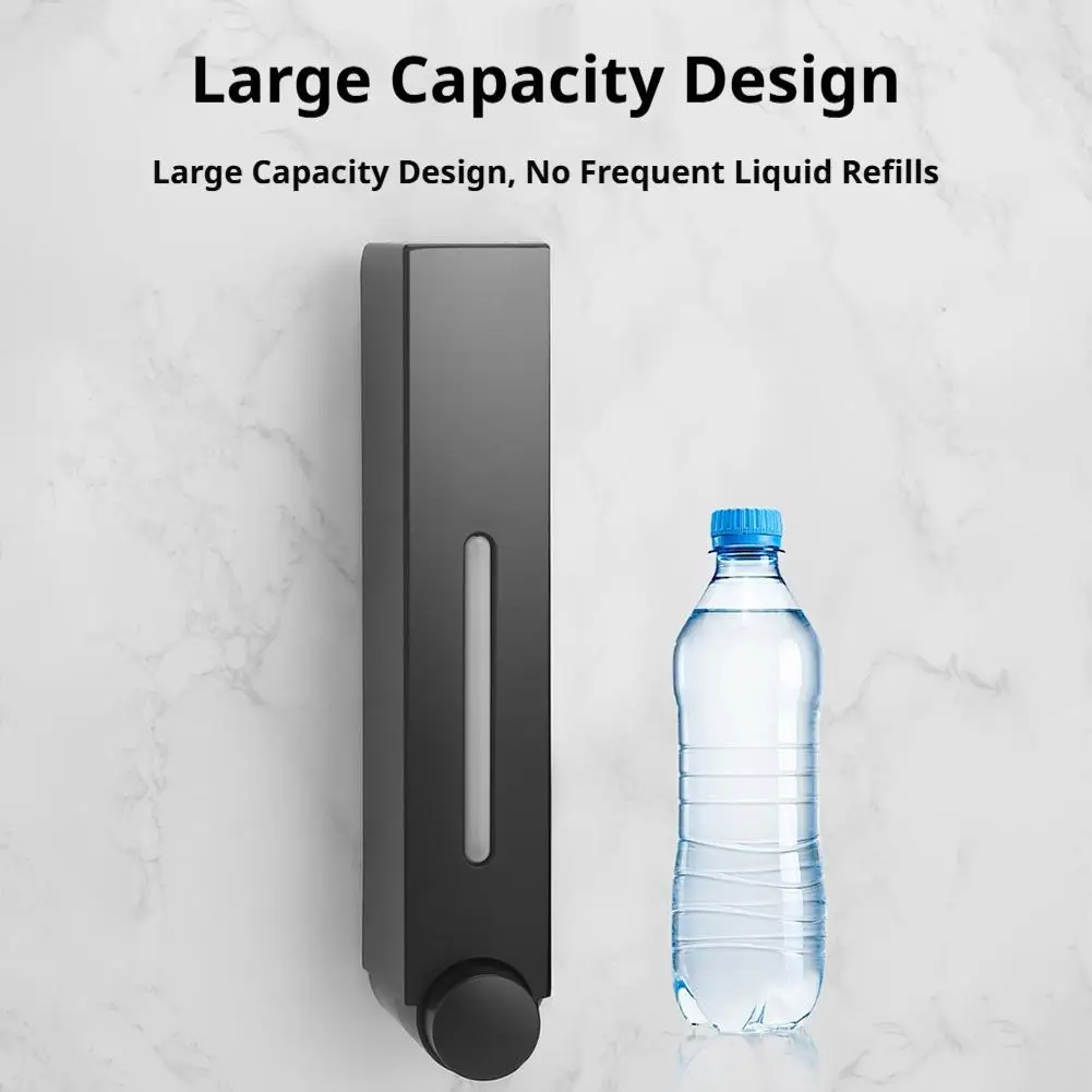420ml Manual Wall Mounted Soap Dispenser Large Capacity Liquid Dispensing Device for Hotel Bathroom Kitchen Tool