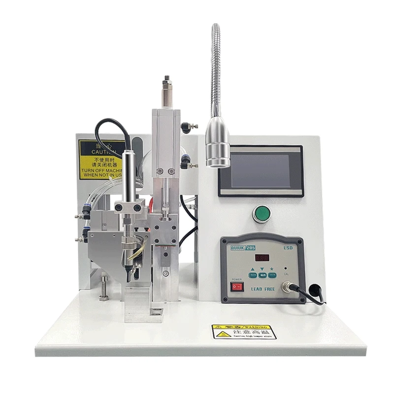New  Pneumatic Welding Machine Semi-Automatic Foot-Operated Wire Welding Machine Metal Handle Soldering Machine Custom Fixtures