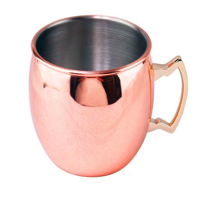 60ml Mini  Moscow Mule Mug Stainless Steel Mug Coffee Cup Beer Wine Brass Cocktail Party 2oz Stainless Mini Beverage Cup