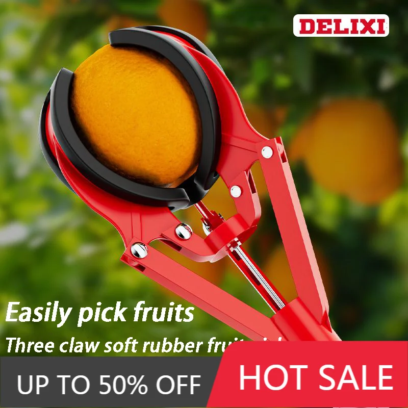 DELIXI Fruit Picker Garden Fruits Picking Collector Tools Professional Gardening Fruit Pick Up Device Portable Farming Supplies