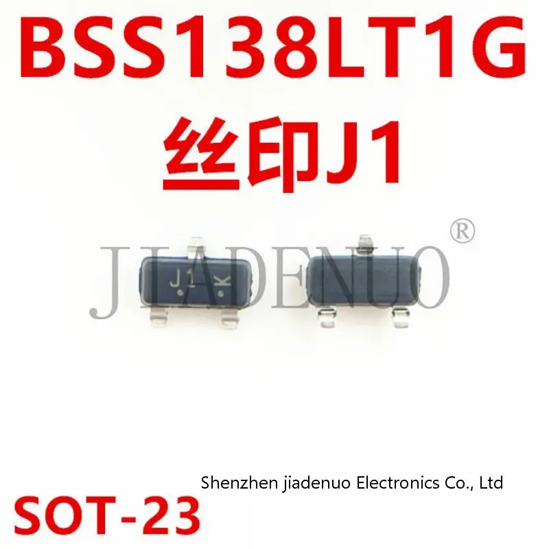 (5-10pcs)100% New BSS138LT1G BSS138 J1 screen printing patch SOT23 FET chipset