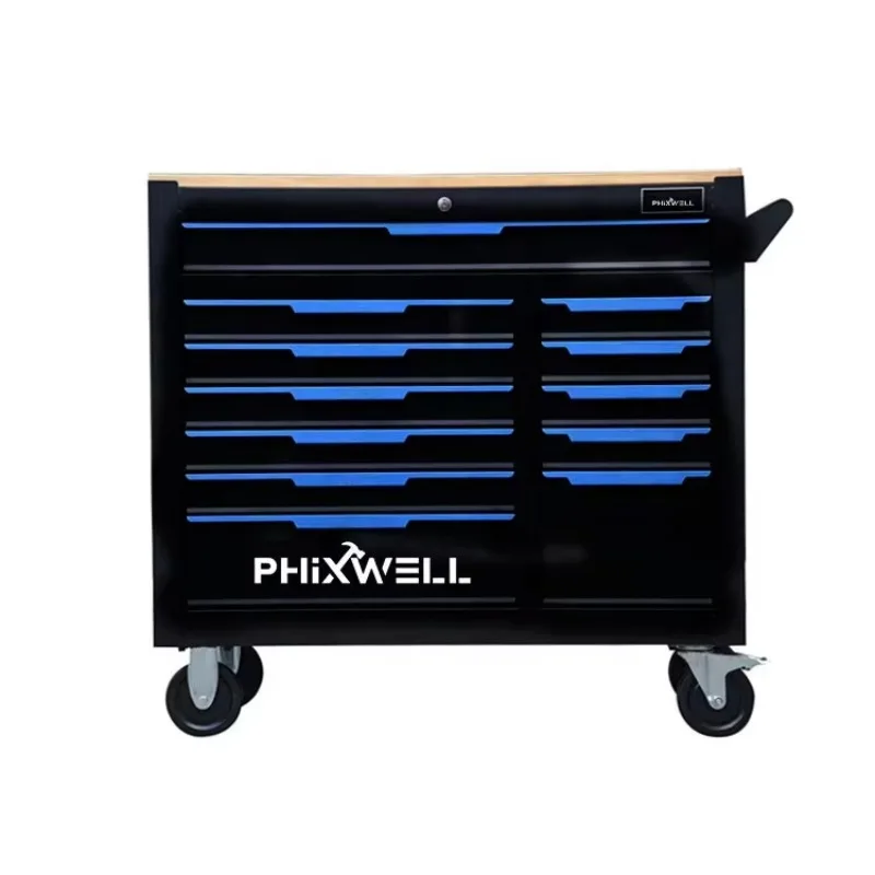 

Tool Box Roller Trolley Cabinet Chest Cart Srorage With Tools Garage Organizer Car Repair Kit Ratchet Socket Wrench Set Tray