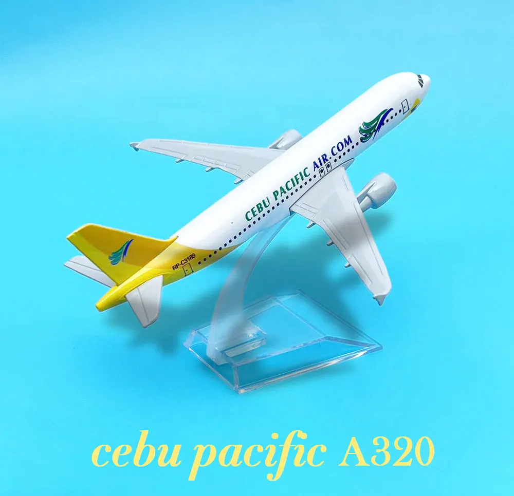 Skala 1:400 Zhong PACIFIC A320 Airlines Model pesawat Dish-tambahan Ideal untuk koleksi pesawat Diecast