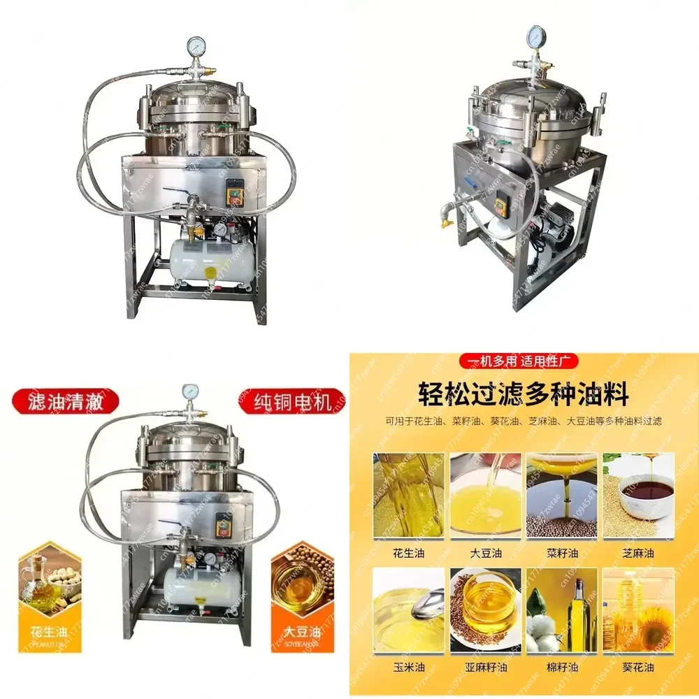 Small Stainless Steel Crude Oil Mill with Negative Pressure Filter for Rapeseed Sesame Peanut and Soybean