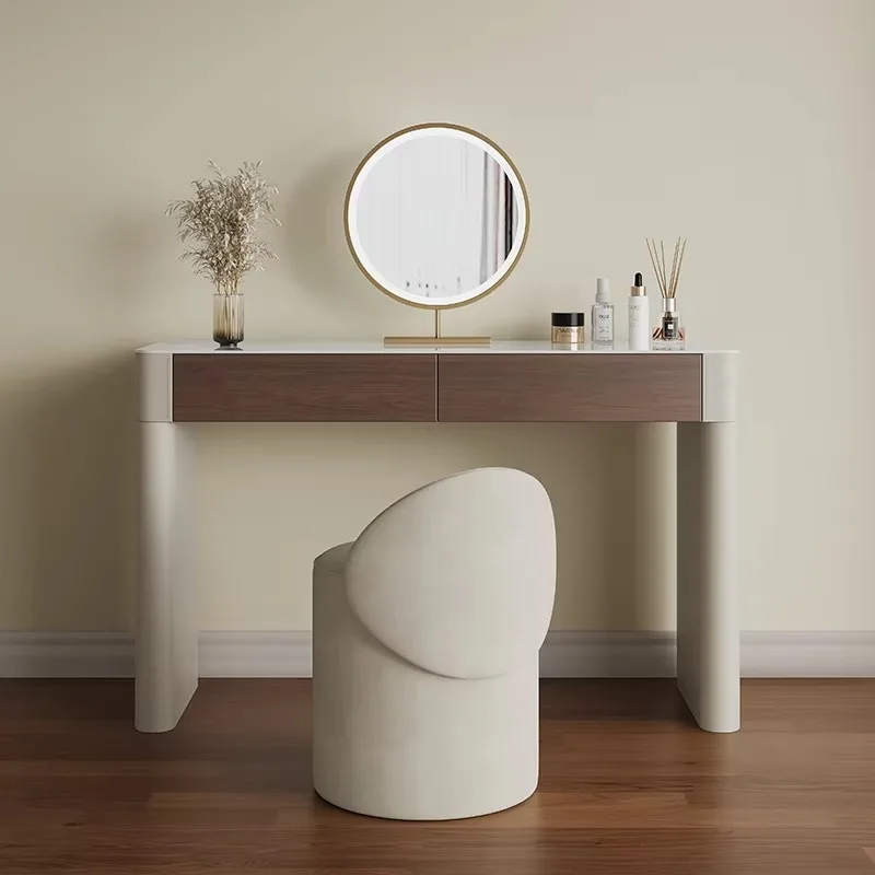 

Adult Bedroom Vanity Tables Woman Minimalist Aesthetic Nordic Drawers Light Dressers Makeup Storage Penteadeira Furniture
