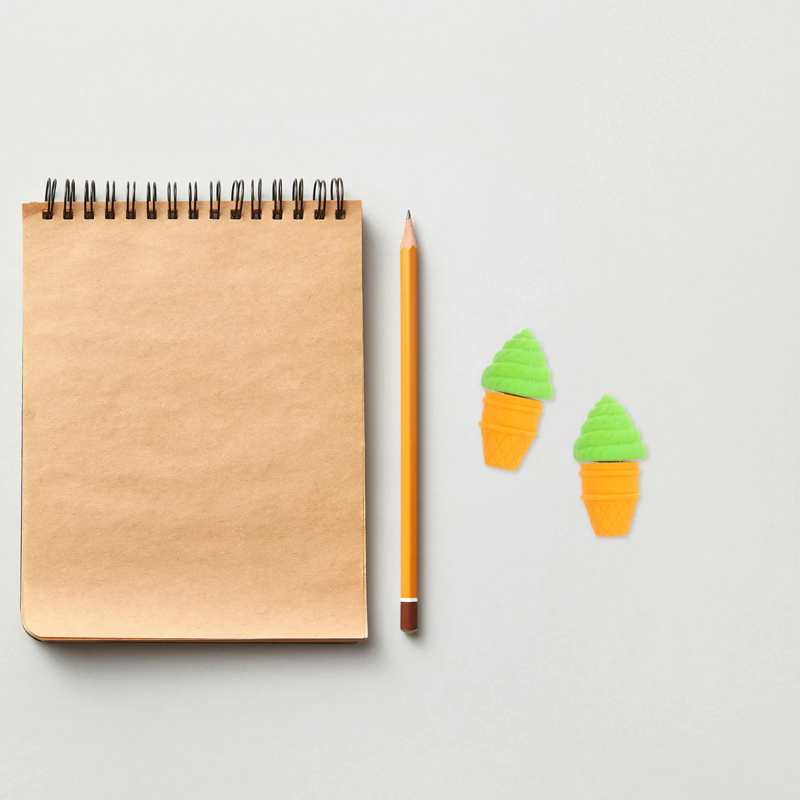 

30Pcs Ice Cream Erasers Cute Summer Mini Food Erasers School Supplies Classroom Prizes Party Favor Cute Eraser