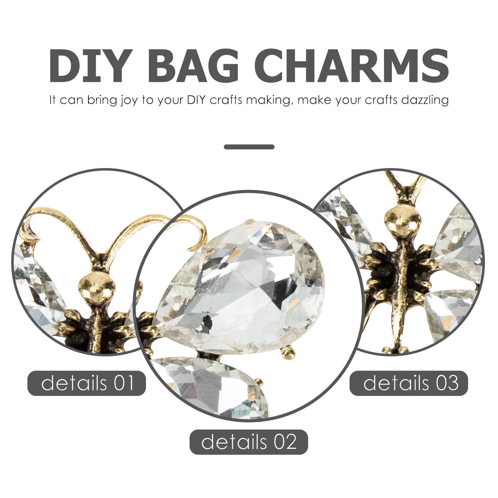 

Silver Butterflies Charms Diy Jewelry Making Accessories Craft Decor Handbag Shoe Embellishments Metal Findings