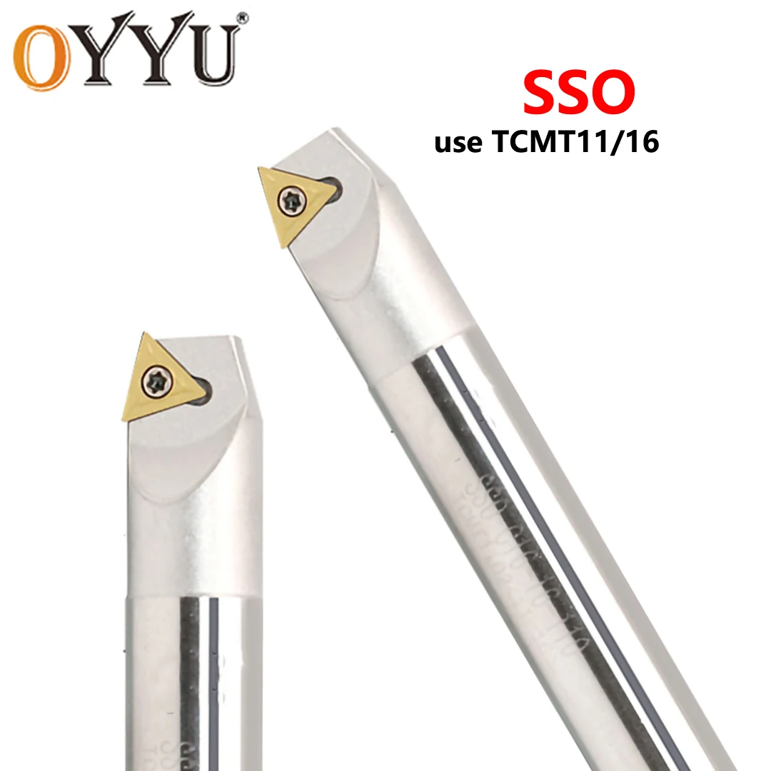 

OYYU SSO C16-16-110L C20-20-110L 45 Degree Indexable Chamfer Tool Holder Shank CNC Precision Boring Bar TCMT11 TCMT16 TCMT16T304