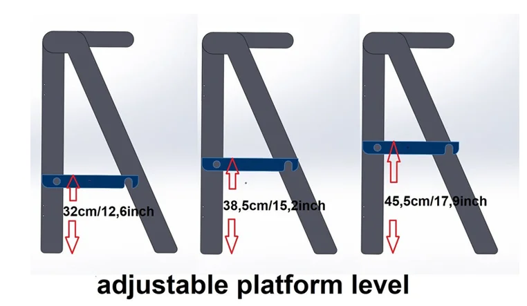 المطبخ خطوة البراز الطفل التعلم برج الممارسة ارتفاع قابل للتعديل كرسي الاطفال التعلم #4