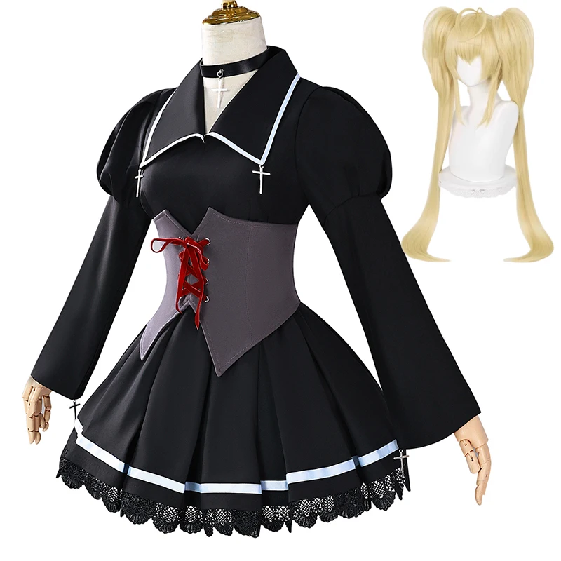 

Utau Hoshina Utau Tsukiyomi Cosplay Shugo Chara Cosplay Costume Wig Anime Lolita Dress Women Party Role Playing Maid Outfit