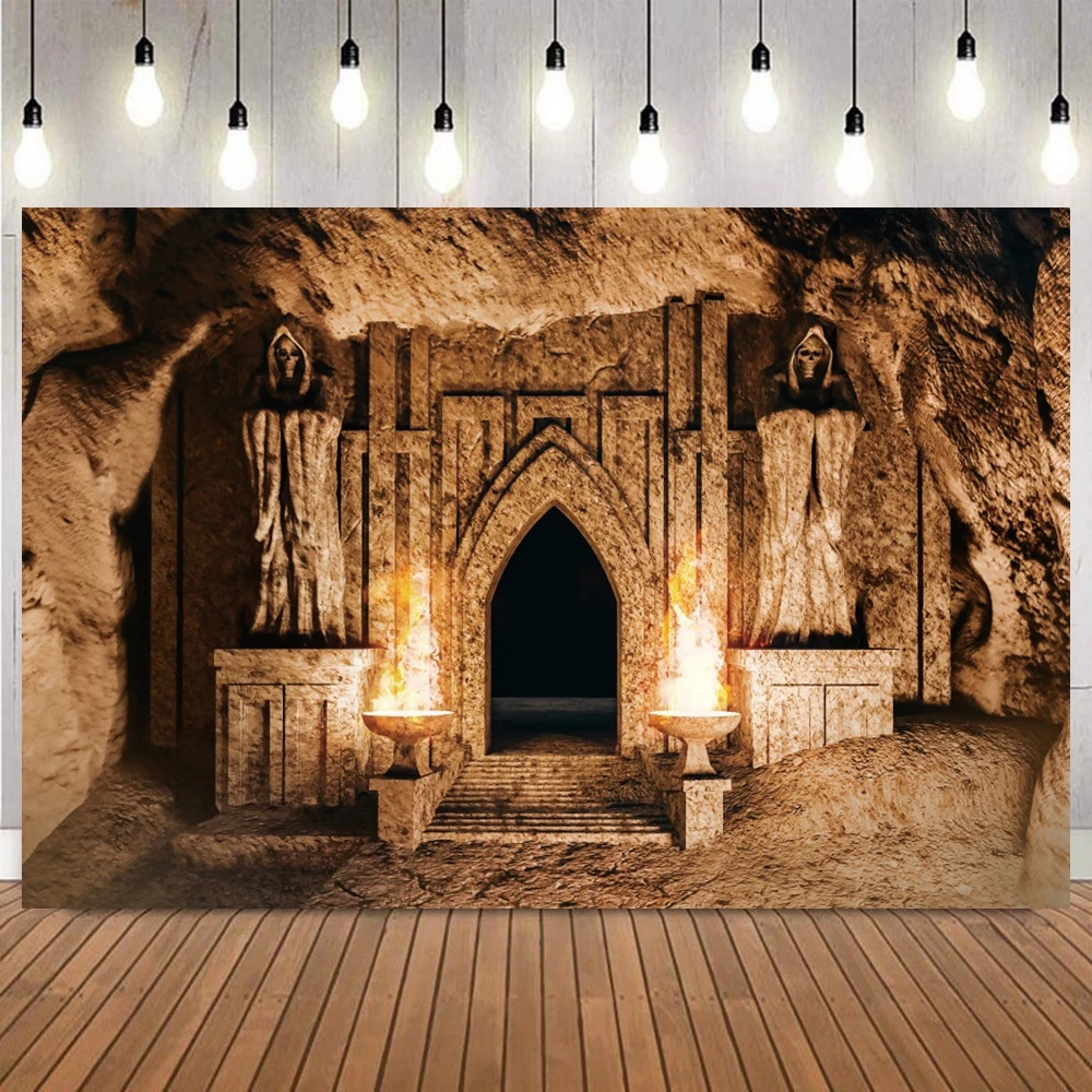 Ancient Architecture Landscape Photo Background Sphinx Egyptian Temple Pharaoh Mosque Stone Pillar Travel Portrait Deco Backdrop