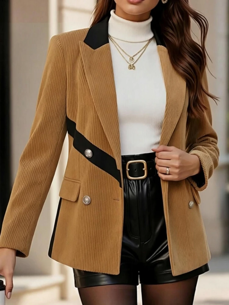 2026 Autumn Blazer Women Varsity Bomber Jackets For Women New In Coats And Jackets Woman Long Sleeve Women's Winter Jacket
