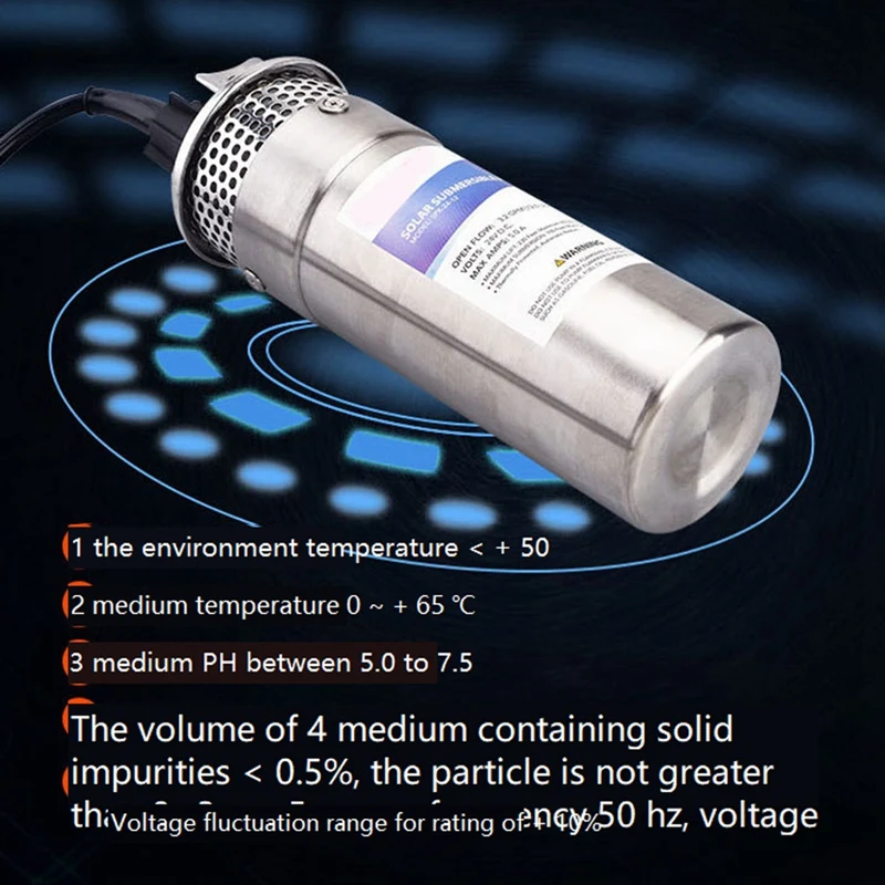 Stainless Steel Submersible Pump River Water Intake Pump Micro-Sized Well Pump 12-Liter High-Flow And Deep-Well 12V