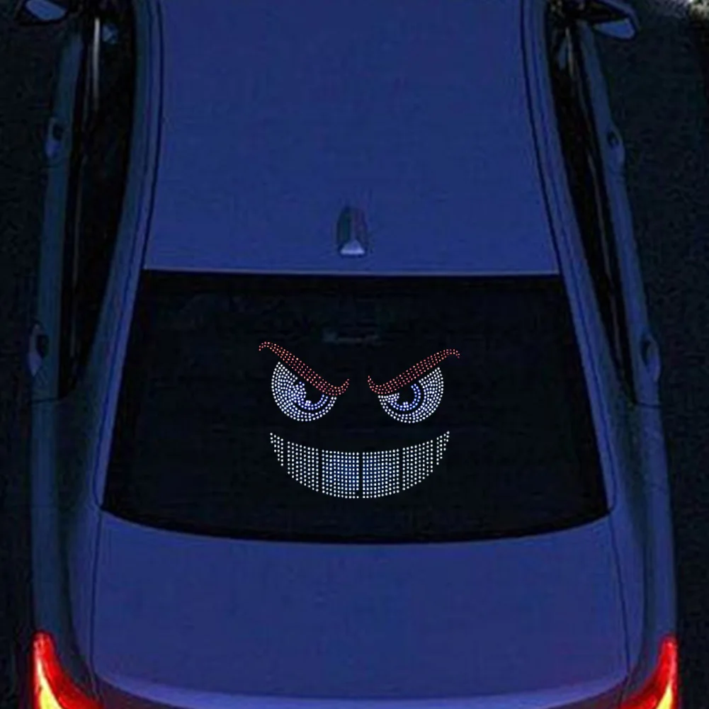 

Cars Devil Eyes Light Demon Eye Light USB Plug In Dynamic Devil Eyes Car Light Self Adhesive Signal Light for Cars Windshield