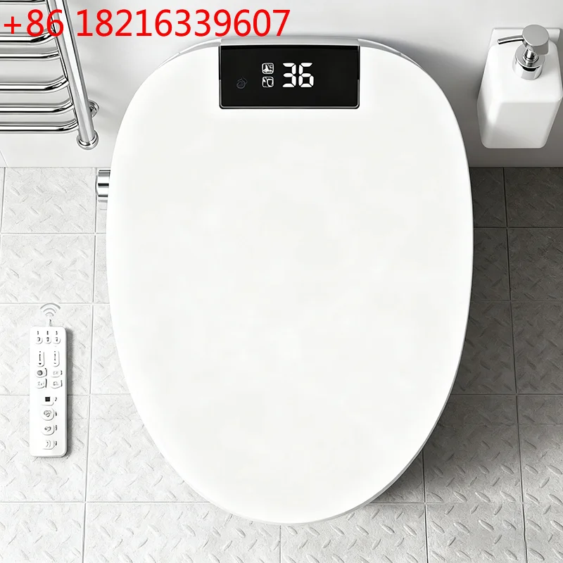 YAO YAO Smart Bidet Toilet Seat Heated Elongated Lid Warm Air Dryer Feminine Wash Night Light Instant Heating Toilet Cover for