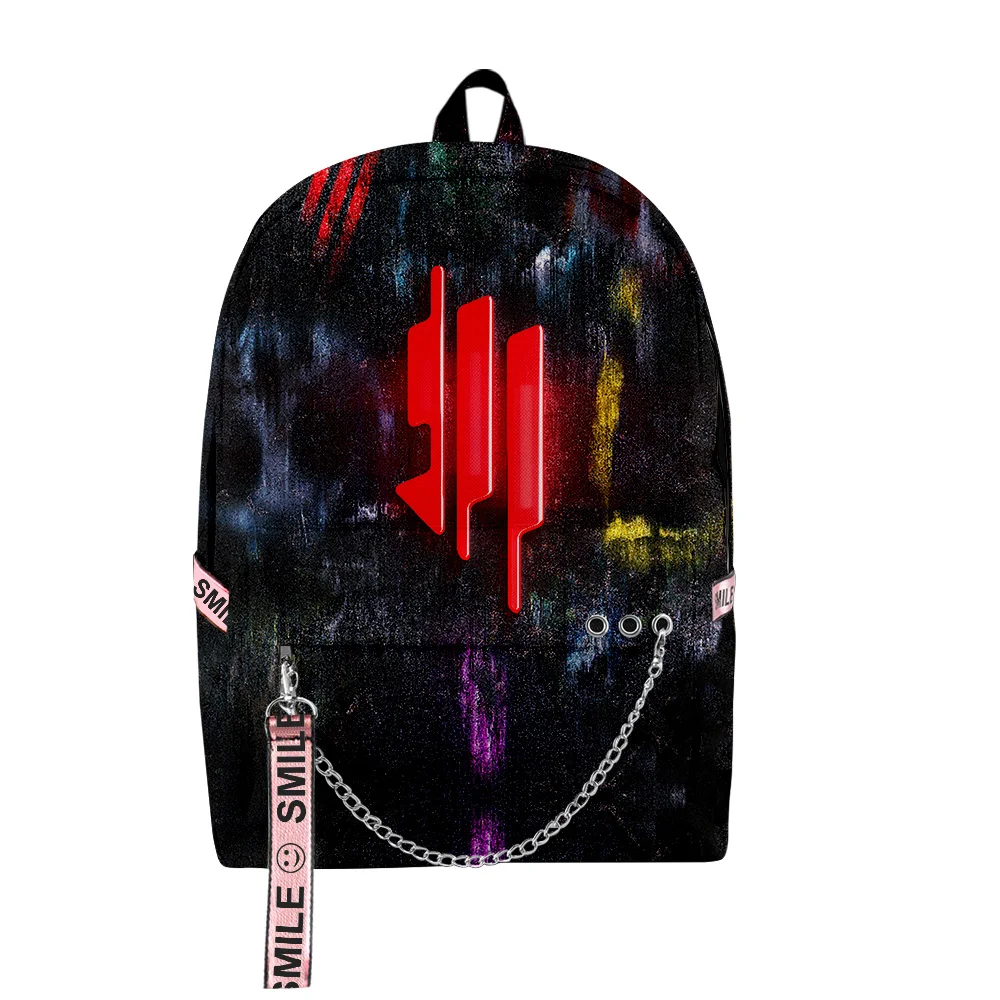 

Popular Fashion Funny Skrillex DJ 3D Print Student School Bags Unisex Oxford Waterproof Notebook multifunction Travel Backpacks