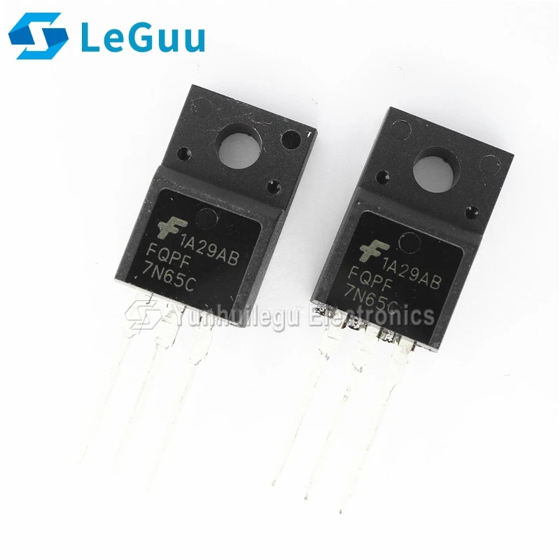 10PCS 100% New Original FQPF7N65C TO220F 10N65 12N65 Power MOSFET N-Channel