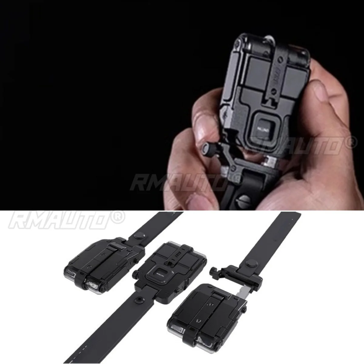 Key Fob Cover Protection Car Key Perspective Key Case Chin Body Kit For Benz G500 G63 G350 G400D 2018-2022 Car Accessories