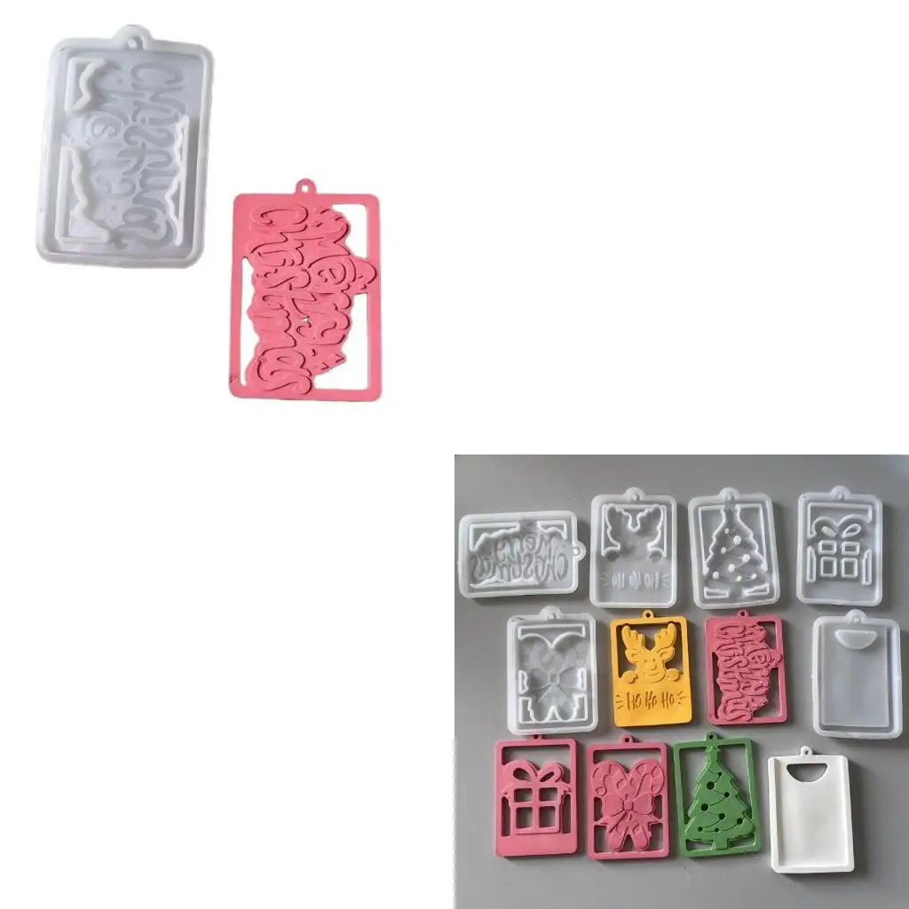 

Heat Resistant Silicone Crafting Mold For Creating Holiday Ornaments And Decorative Charm Decorative Pendant Mould