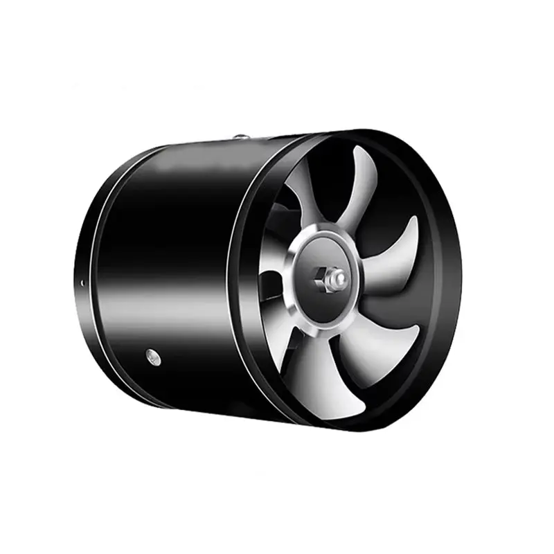 【ADORN】2X Pipe Exhaust Fan Air Ventilator Metal Pipe Ventilation Exhaust Fan Mini Extractor Bathroom Toilet Wall Fan Duct Fan B