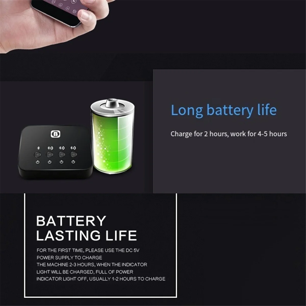

AA87C Bluetooth Transmitter Receiver Wireless Adapter for Speaker TV PC Car Wireless Audio Sharer Music Streaming Stereo