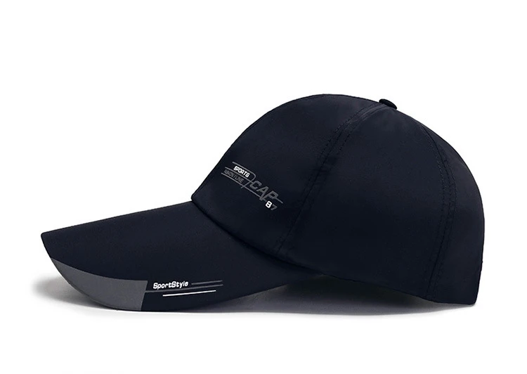 Lässiger Hut Baseball mütze Sport hut einfarbig einfache Baumwolle Sonnenhut lässige Mode Outdoor-Hut für Hip Hop Männer und Frauen – Detail 6