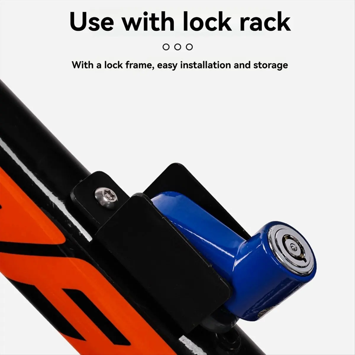 ABNQ 3 Sets Bike Disc Brake Lock Motorcycle Electric Car Disc Brake Key Lock Riding Equipment Accessories Bicycle Lock Blue