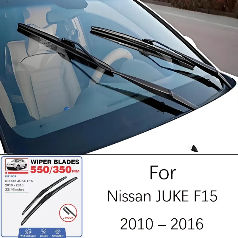 

For Nissan JUKE F15 2010-2016 2011 2012 2013 2014 2015 22 14 Front Wiper Blades Windshield Windscreen Window Accessories