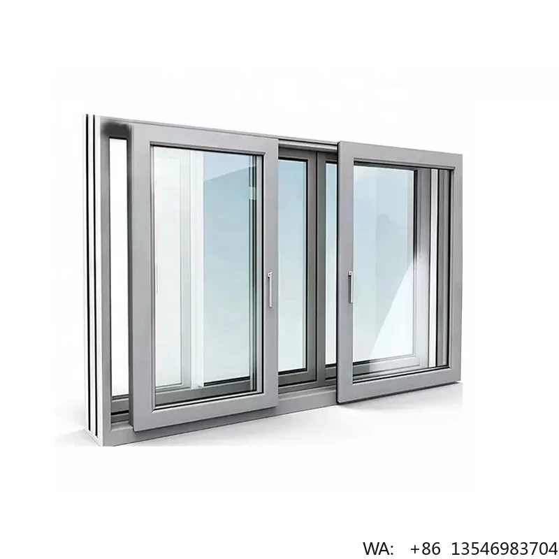 

Tempered Glass Powder Coated Double Glazed Aluminium Window Storm Windows Sliding Windows Aluminum Sliding Glass Windows
