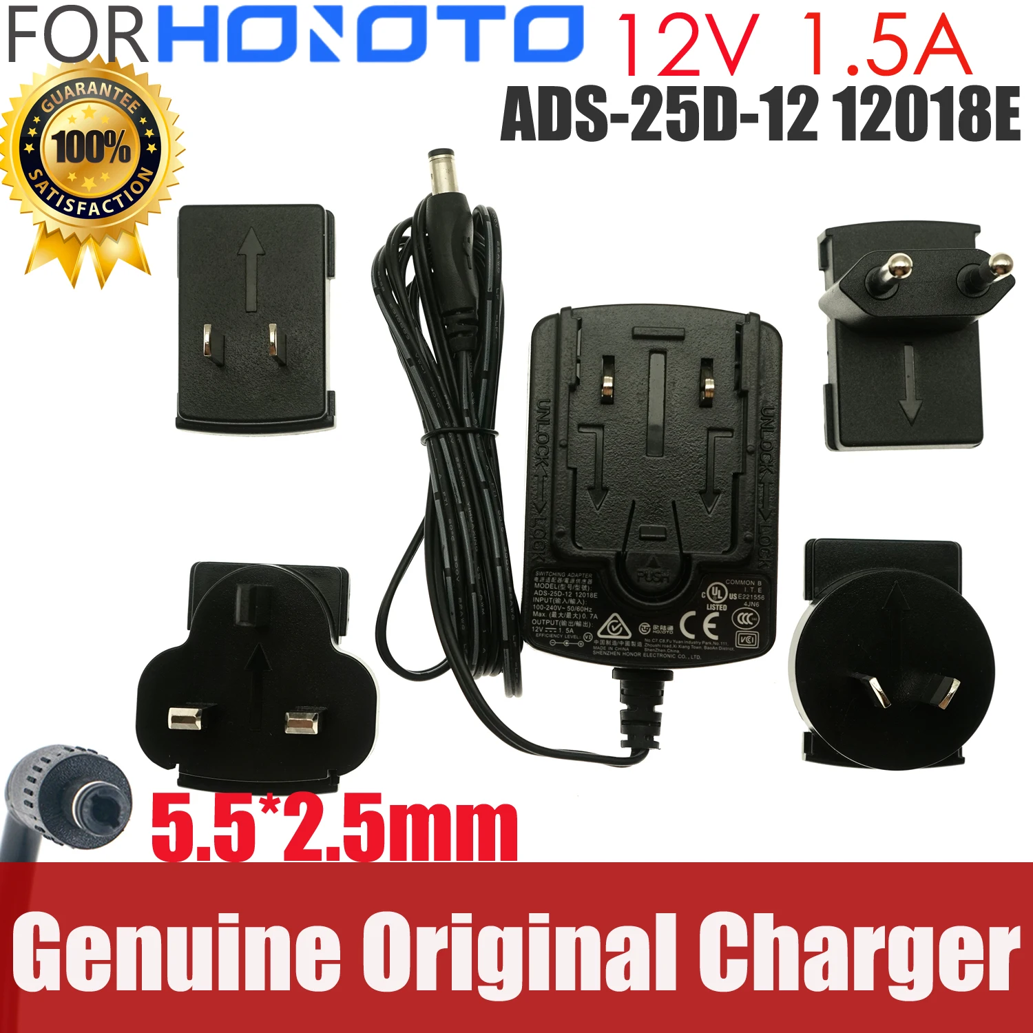

Original AC DC Adapter Charger ADS-25D-12 12018E 12V 1.5A 18W ADS-25E-12 12018E For PCU Hard Disk MHD Power Supply ADS-18D-12N