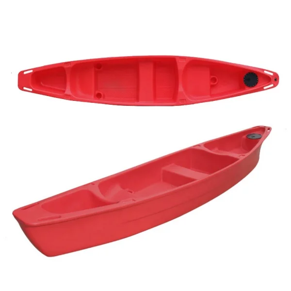 2024 Popular 4.99 M Two Person Double Seating Plastic Sit In Kayak Boat Canoe With Accessory